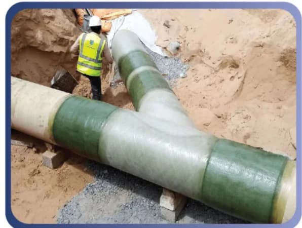 FRP Pipe Joint Application
