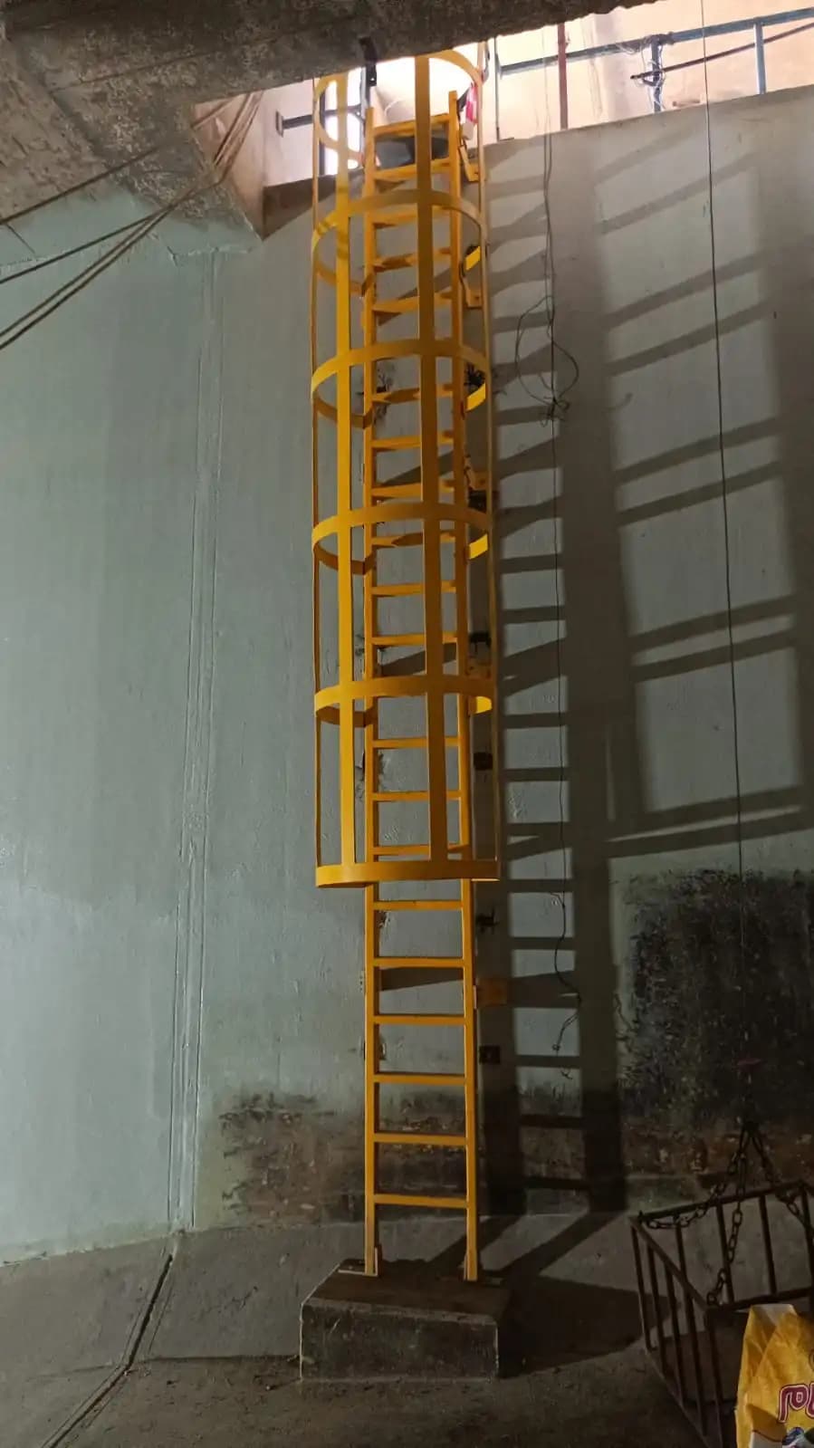 Caged GRP Access Ladder